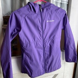 Columbia Kids Purple Lightweight Shell Jacket